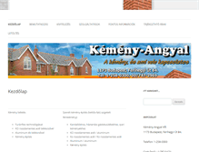 Tablet Screenshot of kemeny-angyalkft.hu